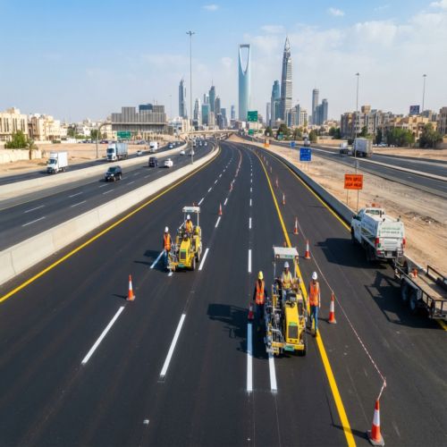 مقاول دهانات طرق بالرياض