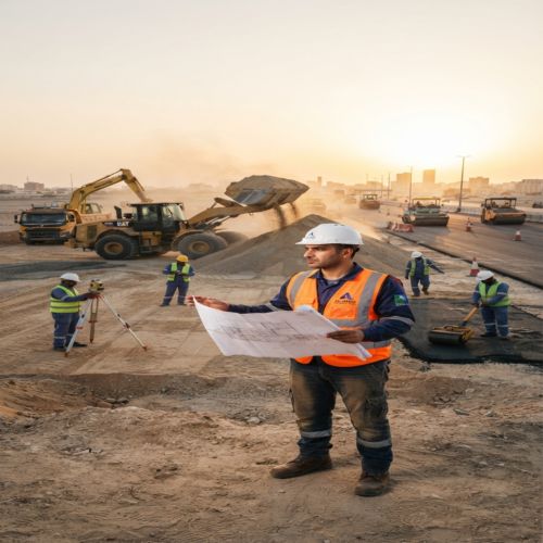 مقاول تخطيط ودهان طرق بالرياض